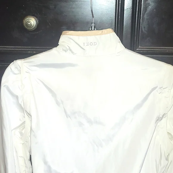 IZOD CREAM RAIN JACKET - Picture 2 of 8